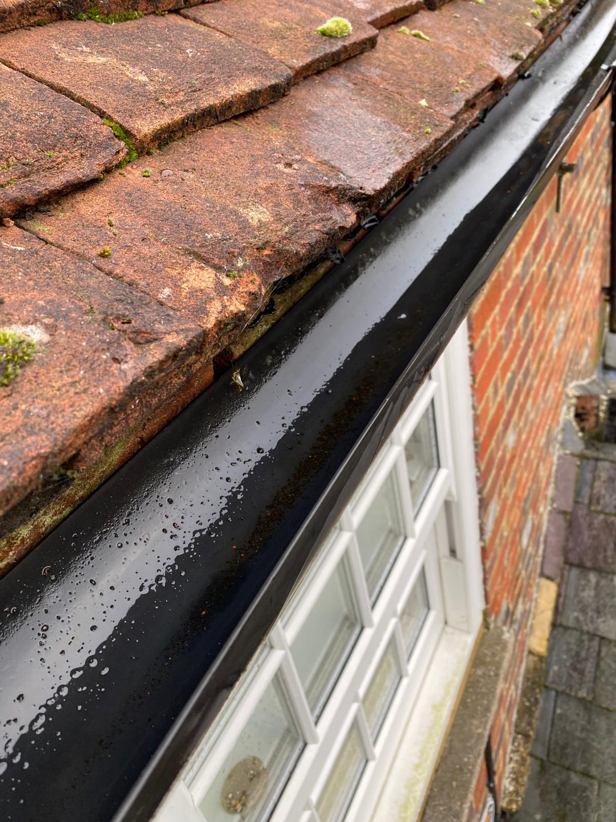 gutter cleared  - Farnborough Gutter Clearance is the solution!